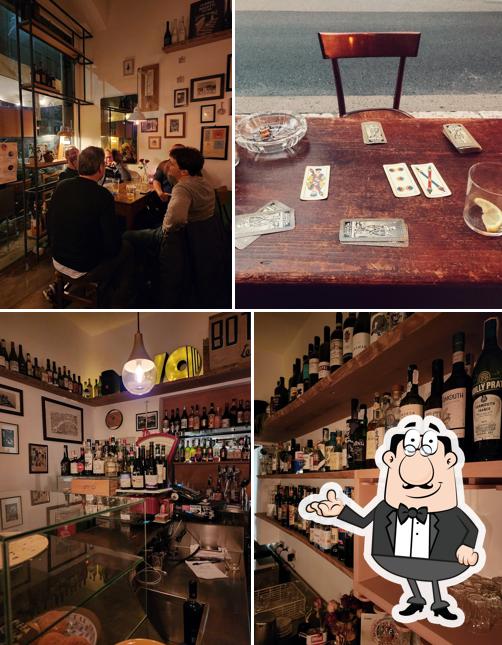 Gli interni di Bar al Vò