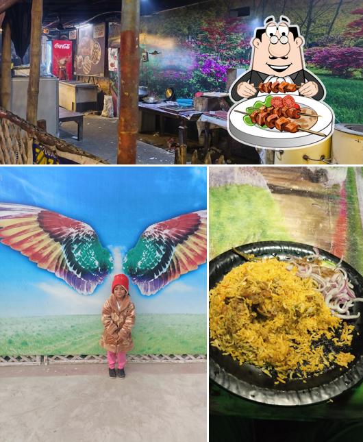 The picture of food and interior at Dehati Cafe