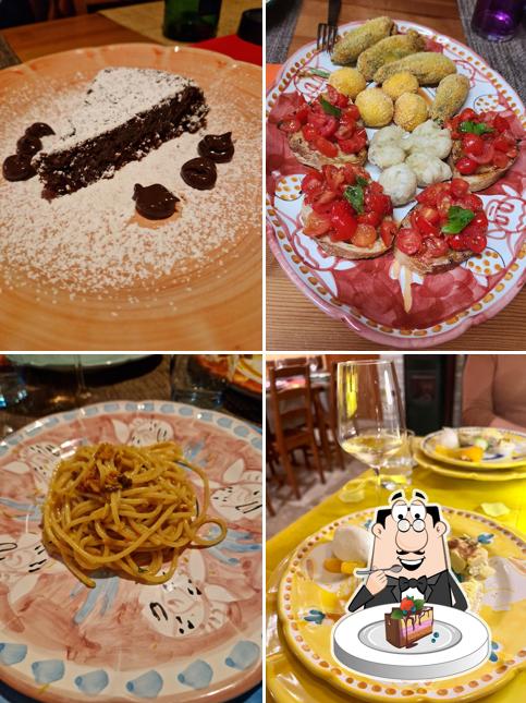 Torta al cioccolato al La Taverna dei Sapori