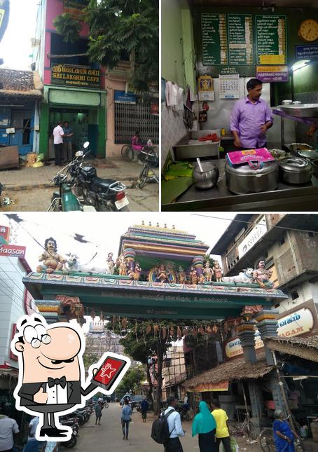 The exterior of Sri Lakshmi Cafe