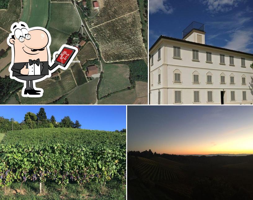 Gli esterni di Tenuta Villa Boemia Fubine