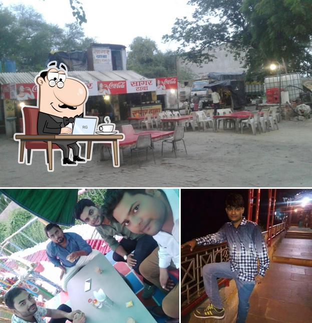 Check out how Sagar Dhaba looks inside