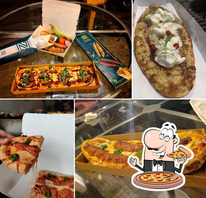 Order different variants of pizza