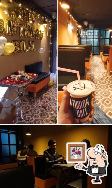 The interior of FUSION CAFÉ