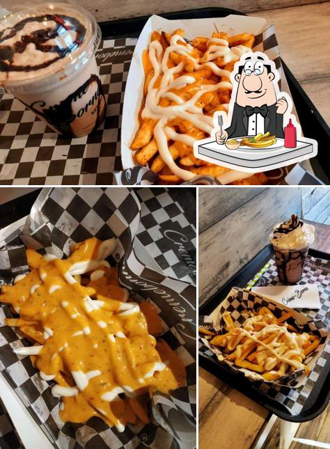 Try out French-fried potatoes at Cremeborne Ice Creams & Desserts