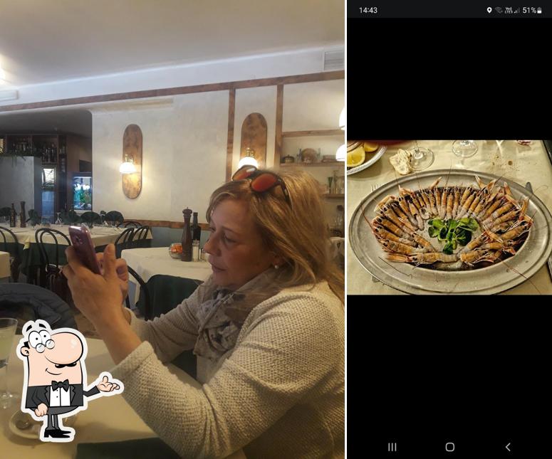 Gli interni di Da Emidio