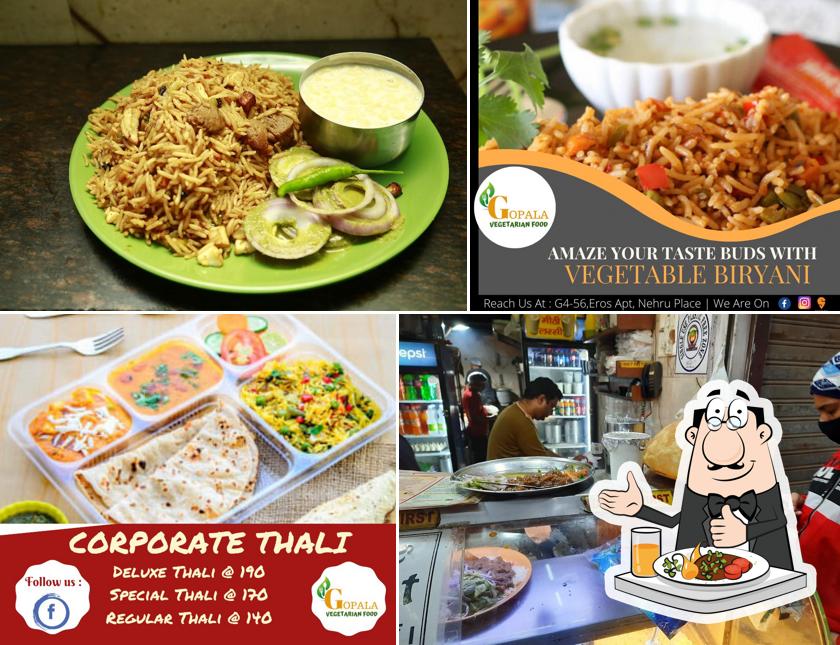 Meals at Gopala Vegetarian Food