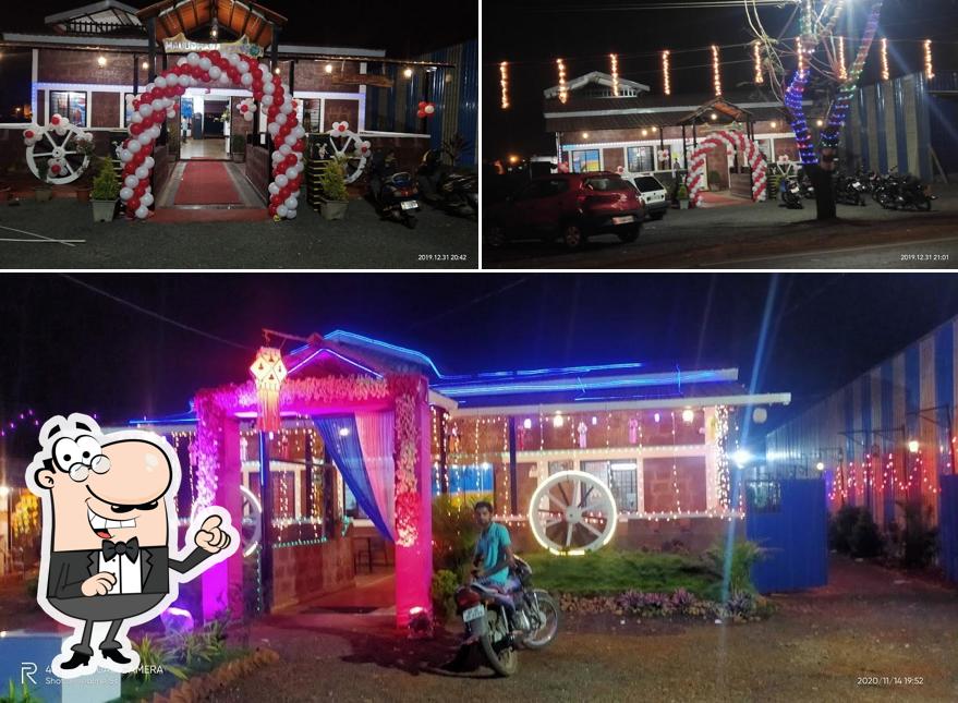 Enjoy the view at the outside area of Mauli dhaba