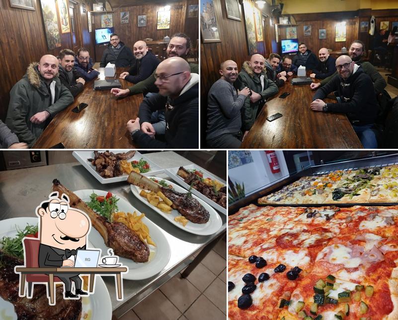 Questa è la foto che raffigura la interni e cibo di Jacopi' pizza al taglio