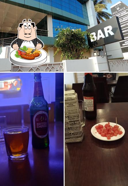 Among various things one can find food and exterior at Polariz Bar