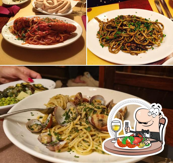 Ca' d'oro Alla Vedova serve un'ampia varietà di piatti di mare