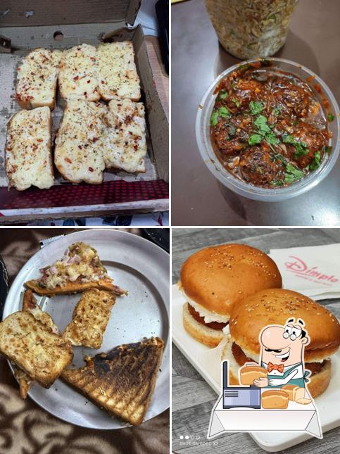 Garlic bread at Dimple Food Point