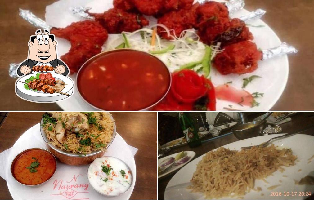 Food at Navrang Kabab corner