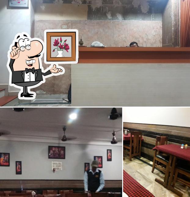 The interior of Sonali Restaurant