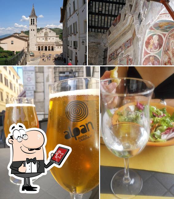 La esterno e bevanda del ristorante