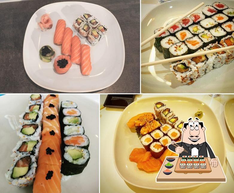 Les sushi sont disponibles à Confluence Sushi