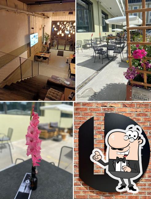 Gli interni di Kraftakt Bistro