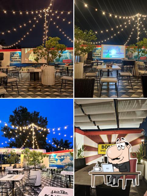 The interior of The BOMBAI