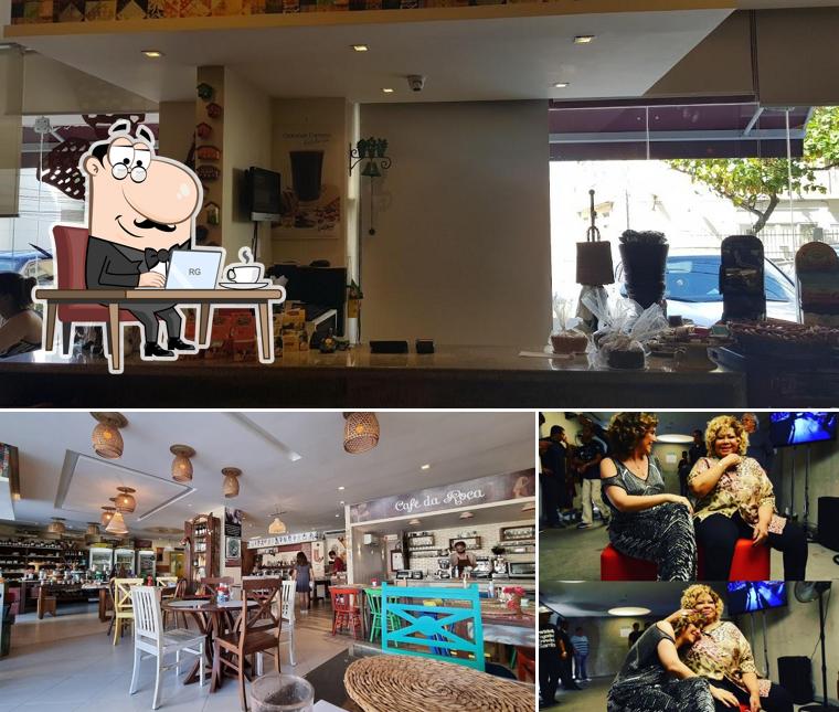 O interior do Casa das Iguarias