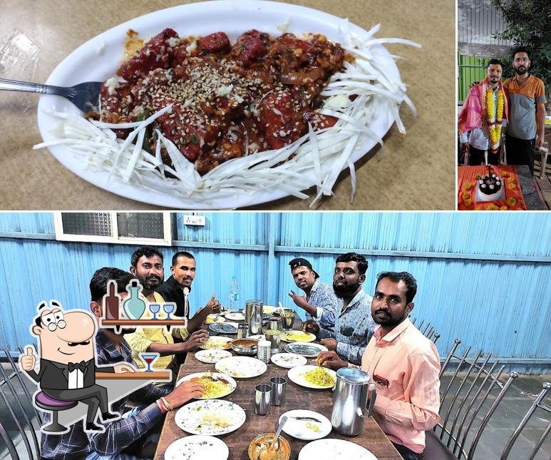 The image of Hotel Datta Digambar’s interior and food