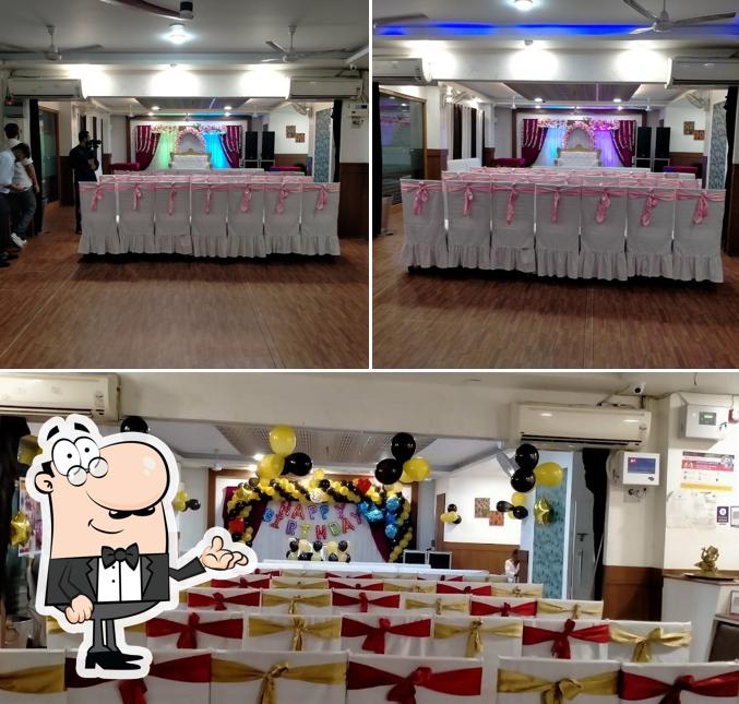 The interior of Mirch Masala