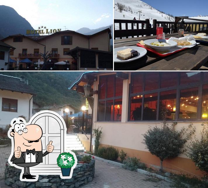 Gli esterni di Hotel Lion ristorante pizzeria