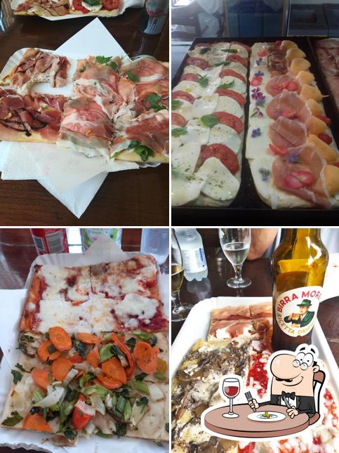 Platti al Pizzeria Da Angiò