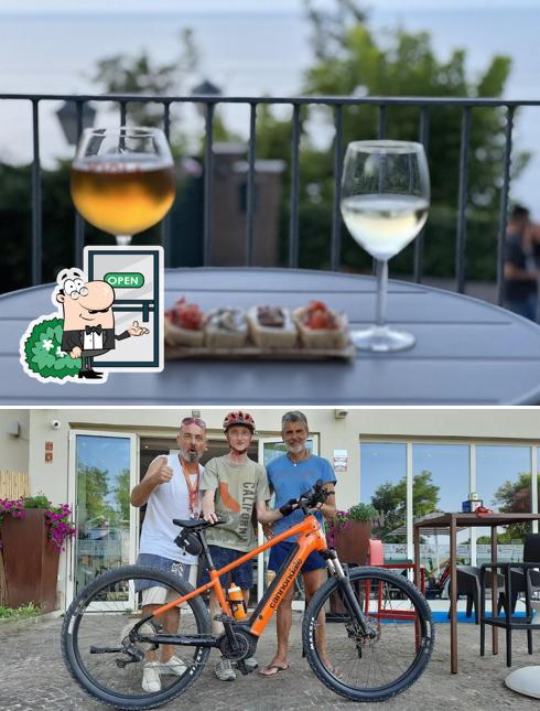 Gli esterni di Bike Cafè Via Panoramica