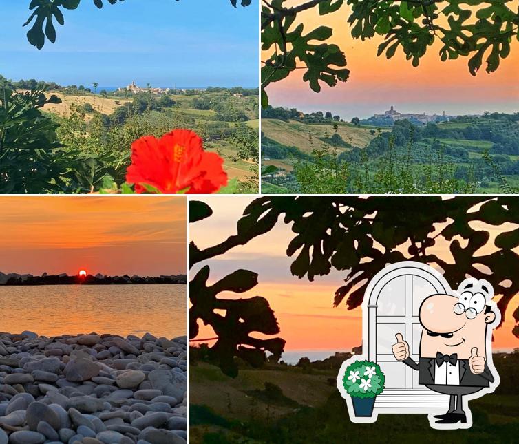 Gli esterni di Chiaraluce Country House