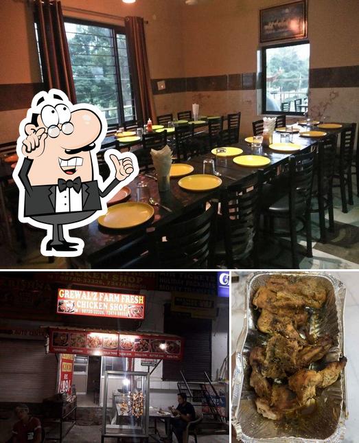 The image of interior and food at Grewal’s Chicken & Meat Shop