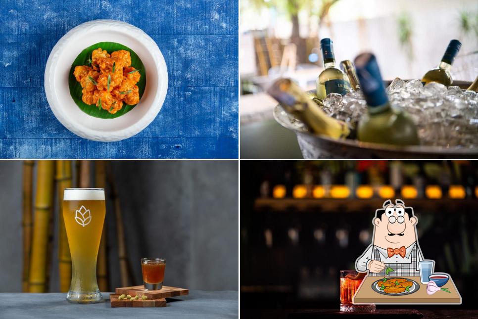 Chicken wings at Hops Haus Taproom