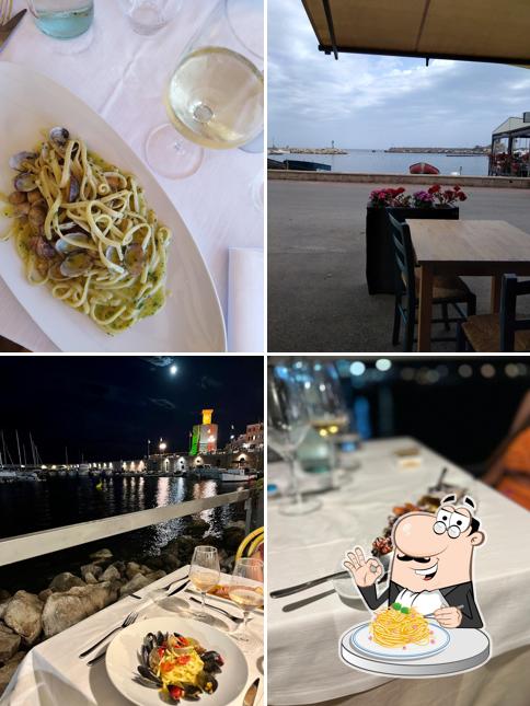 Spaghetti alla carbonara al Osteria Vento in Poppa