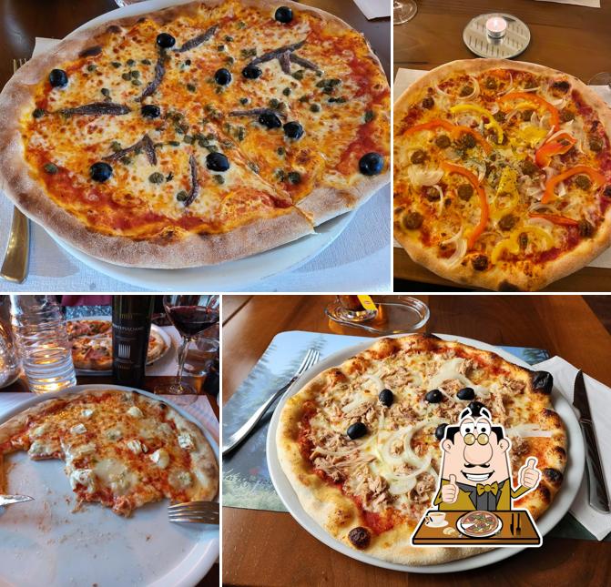 Prova una pizza a Restaurant Pizzeria Café du Pont