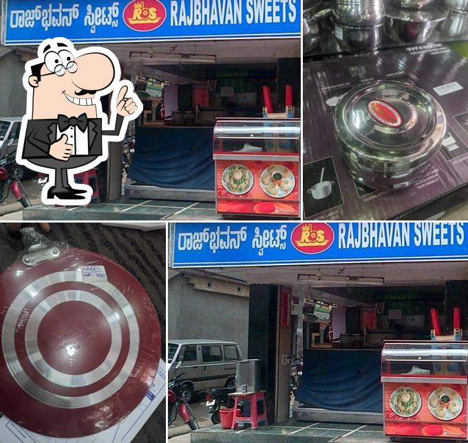 Here's a picture of Raj bhavan sweets