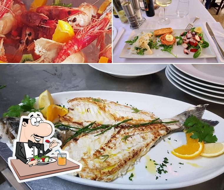 Antipasto al Ristorante Pesce di Mare Le Ancore della Bastia