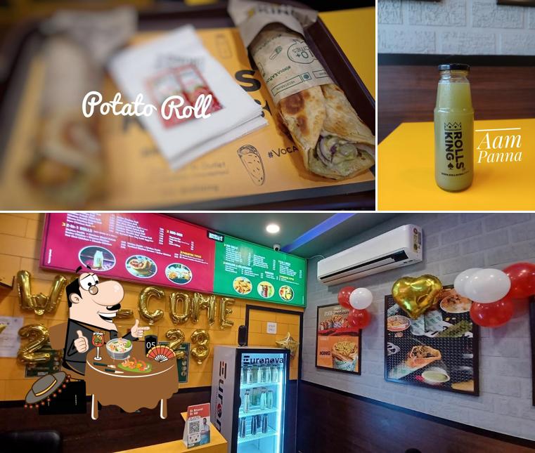 The restaurant's food and interior