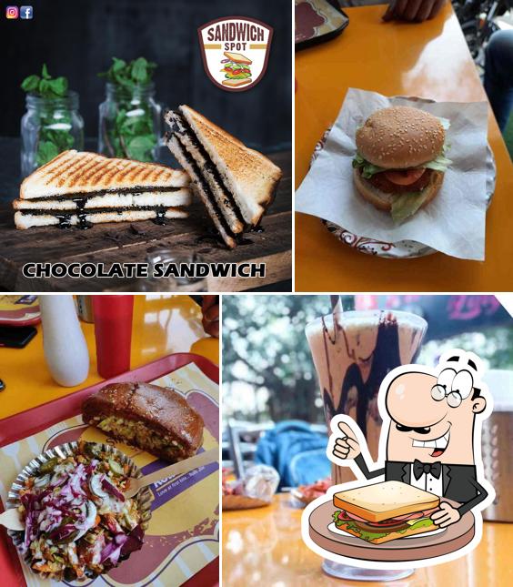 Grilled cheese sandwich at Sandwich Spot