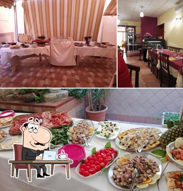 La interni e cittadini del ristorante