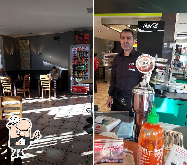 Gli interni di Royal Grill