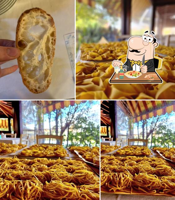 Cibo al Ristorante Lago Azzurro - Pesca sportiva