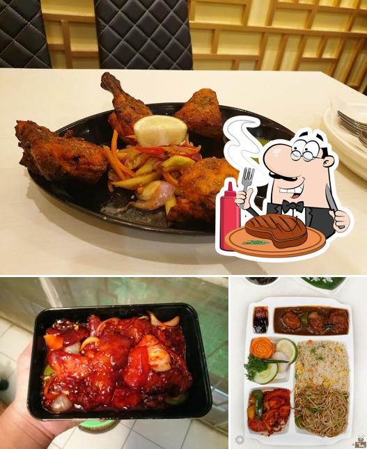 Meat dishes are available at Fat Belly Azara
