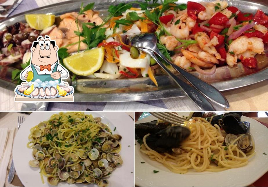 Ordina la cucina di mare a Ristorante La Cornucopia
