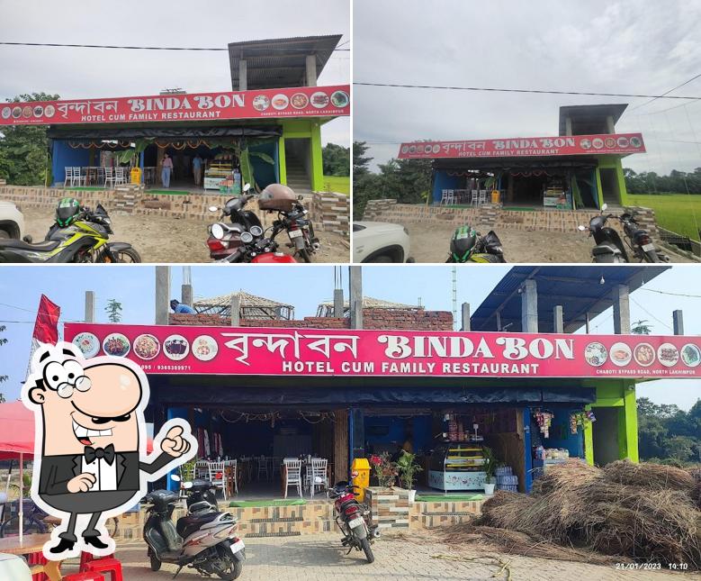 The exterior of Brinda Bon Hotel Cum Family Restaurant