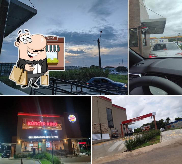 O exterior do Burger King Drive Thru
