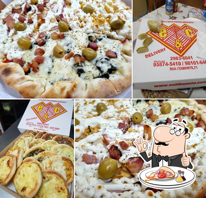 Consiga diferentes variedades de pizza
