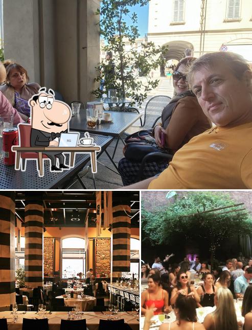 La foto di interni e bevanda da I Tre Merli