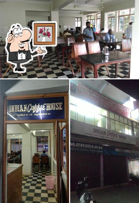 The interior of Indian Coffee House