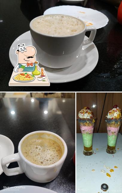 The restaurant's food and beverage