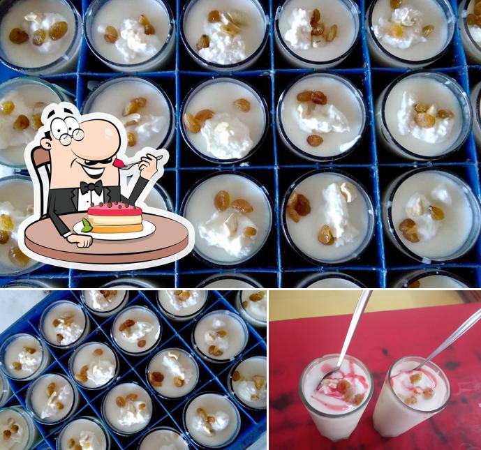 Mohan Tea & Lassi serves a selection of sweet dishes