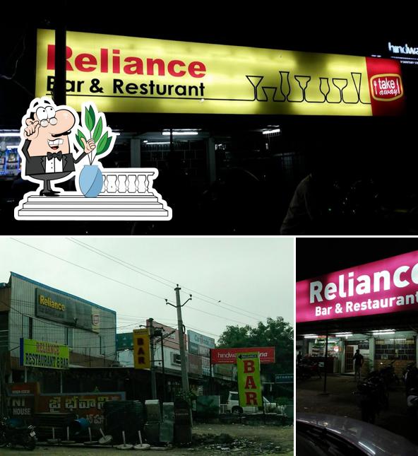 The exterior of Reliance Restaurant & Bar